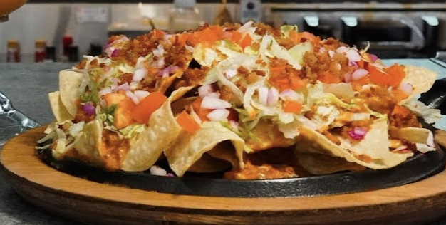 Nacho Daddy signature dishes Carnitas NachoChicken FajitaDaddy's Burrito